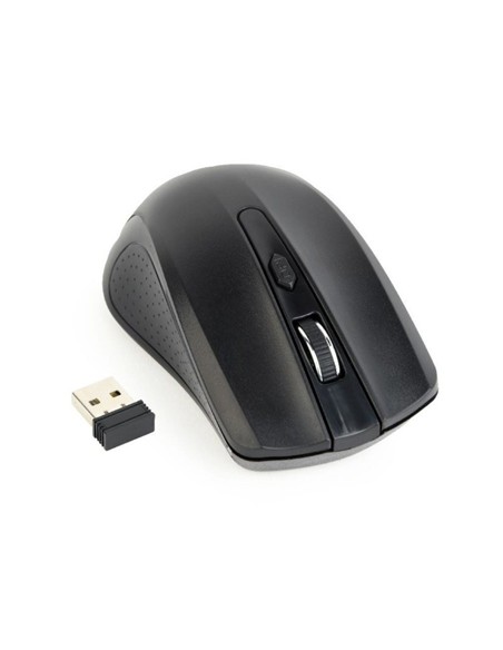 RATON GEMBIRD 1600DPI WIRELESS BLACK