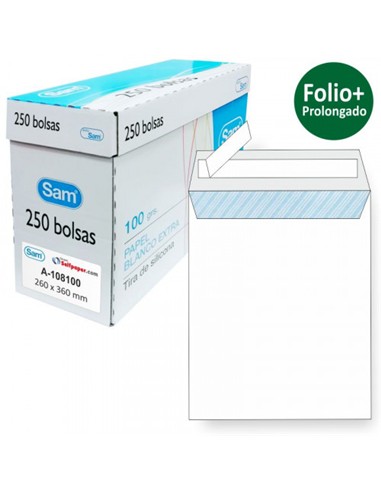 BOLSAS UNI BLANCO 260X360 AUT.RF:14819/949400.