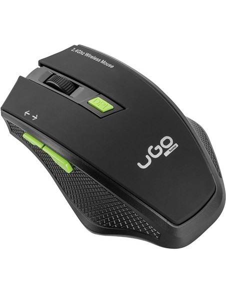 RATON UGO MY-03 1800DPI WIRELESS OPTICO BLACK