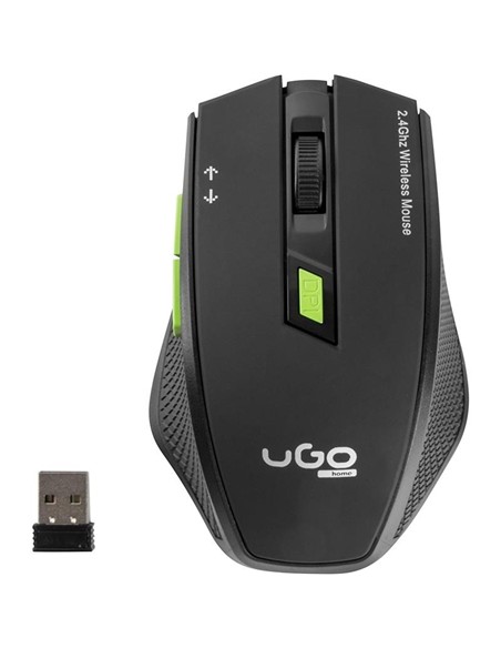 RATON UGO MY-03 1800DPI WIRELESS OPTICO BLACK
