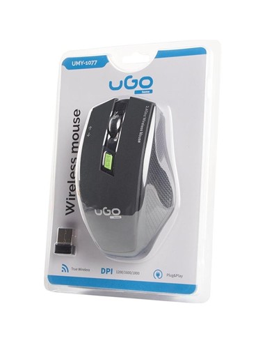 RATON UGO MY-03 1800DPI WIRELESS OPTICO BLACK