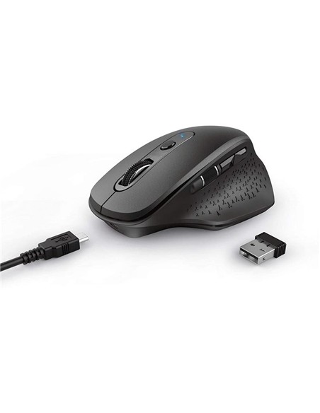 RATON TRUST OZAA ERGONOMICO RECARGABLE WIRELESS BLACK