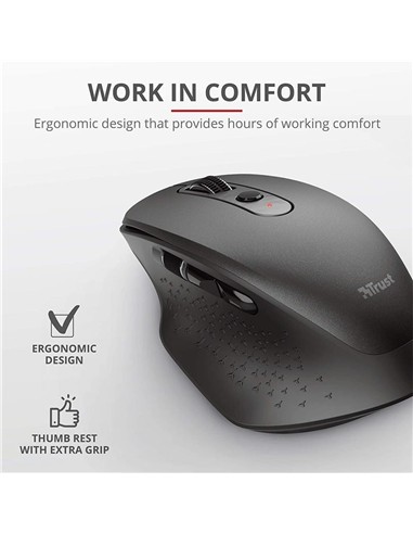 RATON TRUST OZAA ERGONOMICO RECARGABLE WIRELESS...