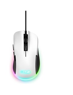RATON TRUST GAMING GXT 922W YBAR RGB USB WHITE 2