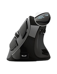 RATON TRUST VOXX ERGONOMICO WIRELESS 9 BOTONES BLACK