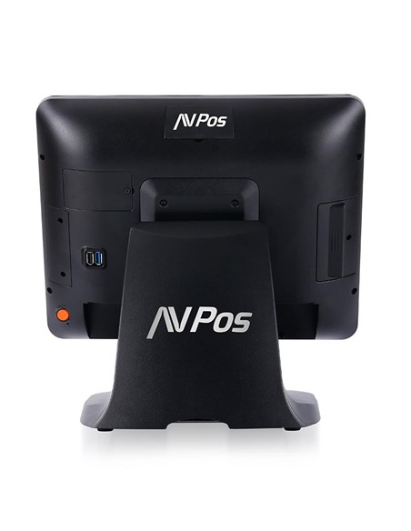 TPV AVPOS K5000 PLUS 15 ALUMINIO INTEL I7/8GB/128GB/LAN 1000/WIFI/MULTIM 3YR GAR/2ªPANTALLA/W11PRO W