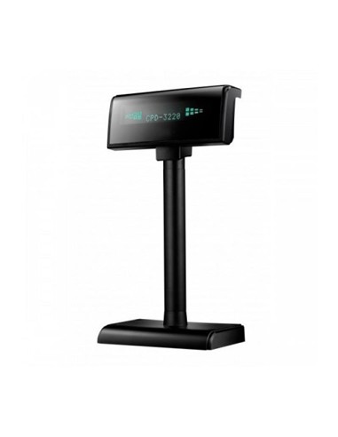 VISOR VFD CD220 PREMIER AVPOS USB BLACK 2X20
