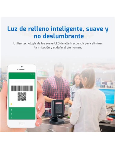 LECTOR AVPOS CODIGOS 1D + 2D + QR 630 SOBREMESA...