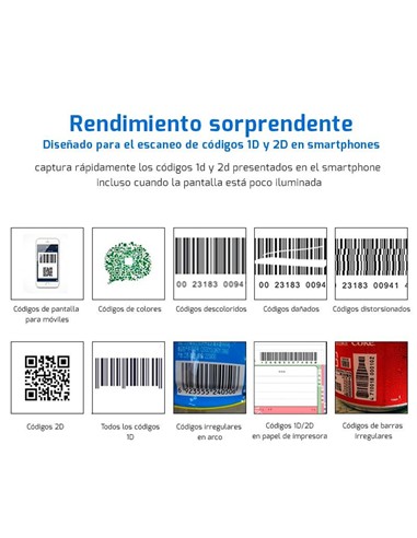 LECTOR AVPOS CODIGOS 1D + 2D + QR 630 SOBREMESA...