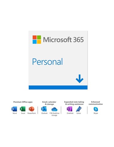 MICROSOFT OFFICE 365 PERSONAL 1LIC - 1 AÑO (LIC...