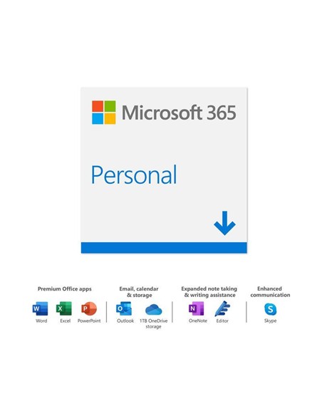MICROSOFT OFFICE 365 PERSONAL 1LIC - 1 AÑO (LIC ELECTRONICA)