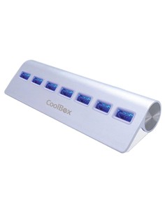 HUB USB COOLBOX 7 PUERTOS USB 3.0 ALUMINIO 2