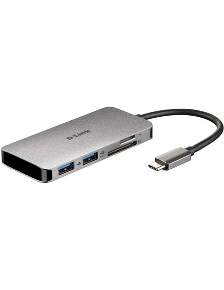 DOCK HUB USB D-LINK 6 EN 1 DUB-M610 USB-C