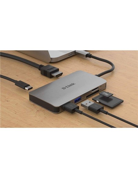DOCK HUB USB D-LINK 6 EN 1 DUB-M610 USB-C