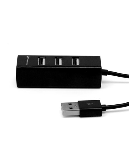 HUB USB PHOENIX 4 PUERTOS USB 2.0 BLACK