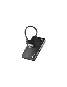 HUB USB NGS 4 PUERTOS USB 2.0 BLACK