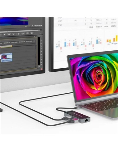 DOCK HUB CONCEPTRONIC 7IN1 USB-C 3.2 G1...