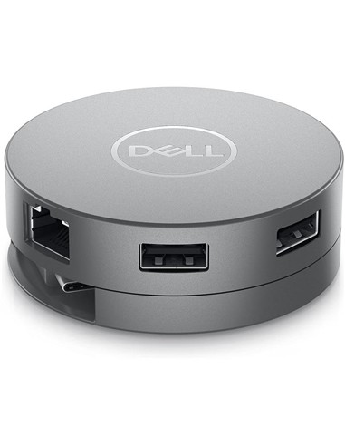 ADAPTADOR DELL USB-C RJ45 HDMI DP VGA SILVER