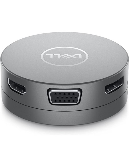 ADAPTADOR DELL USB-C RJ45 HDMI DP VGA SILVER