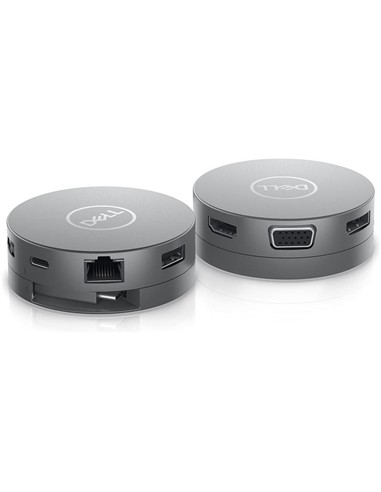 ADAPTADOR DELL USB-C RJ45 HDMI DP VGA SILVER