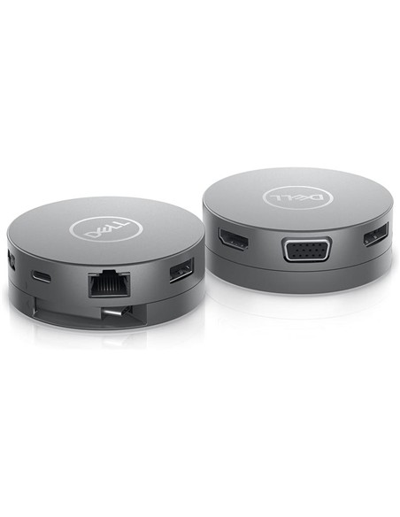 ADAPTADOR DELL USB-C RJ45 HDMI DP VGA SILVER