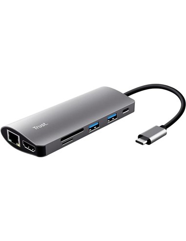 HUB TRUST DALYX USB-C 7 EN 1 HDMI USB-C USB...