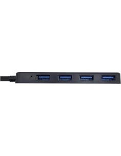 HUB USB AISENS 4 PUERTOS USB 3.0 BLACK 2