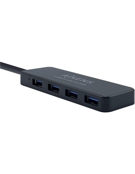 HUB USB AISENS 4 PUERTOS USB 3.0 BLACK