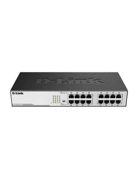 SWITCH D-LINK GIGABIT 16 PORTS DGS-1016D RACK