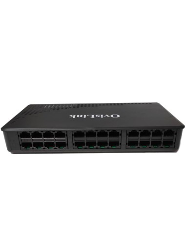 SWITCH OVISLINK ETHERNET 10/100 24 PUERTOS DESKTOP