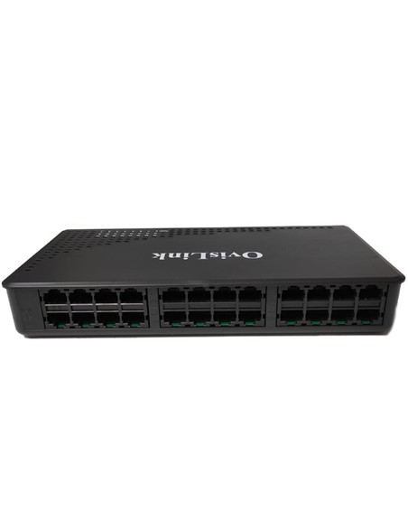 SWITCH OVISLINK ETHERNET 10/100 24 PUERTOS DESKTOP