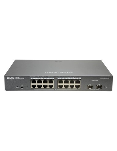 SWITCH REYEE GIGABIT 18 PUERTOS ES218GC-P CLOUD GESTIONABLE 16P POE+