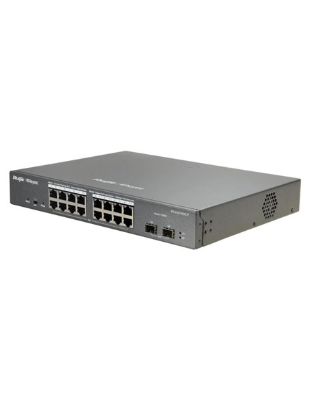 SWITCH REYEE GIGABIT 18 PUERTOS ES218GC-P CLOUD GESTIONABLE 16P POE+