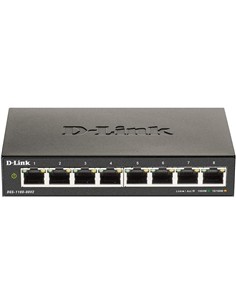 SWITCH D-LINK GIGABIT 8 PUERTOS + POE DGS-1100-08P