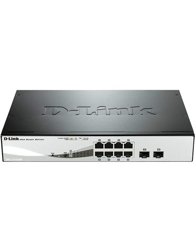 SWITCH D-LINK GIGABIT 8 PUERTOS DGS-1210-08P...