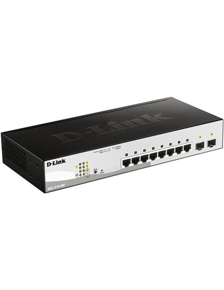 SWITCH D-LINK GIGABIT 8 PUERTOS DGS-1210-08P POE UPLINK