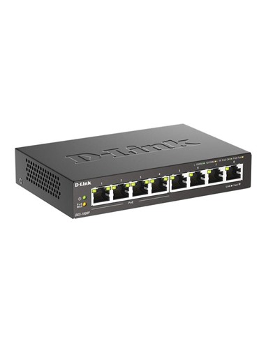 SWITCH D-LINK GIGABIT 8 PUERTOS DGS-1008P/E...