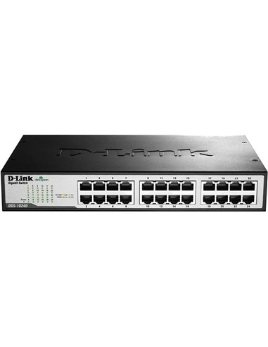 SWITCH D-LINK GIGABIT 24 PUERTOS DGS-1024D/E RACK