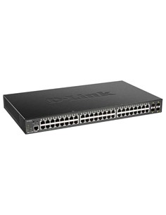 SWITCH D-LINK GIGABIT 52 PUERTOS DGS-1250-52X 48+4 10G SFP+ 2