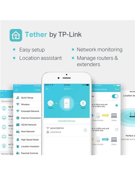 WIRELESS REPEATER TP-LINK RE300 AC1200