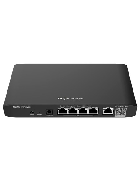 ROUTER REYEE GIGABIT 5 PUERTOS EG105G-P CLOUD GESTIONABLE 4P POE+