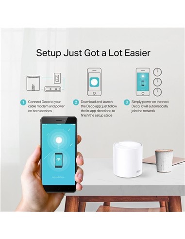 WIRELESS REPEATER TP-LINK AX1800 HOME MESH PACK...