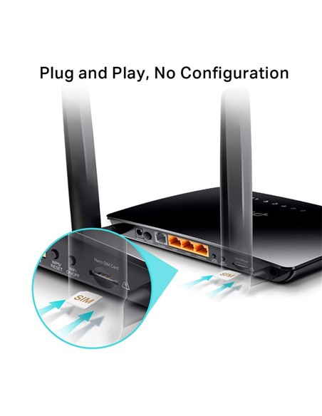WIRELESS ROUTER TP-LINK TL-MR6500V 4G 300MBPS