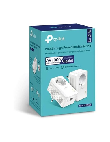 POWERLINE TP-LINK TL-PA7017P KIT ETHERNET 2UDS...