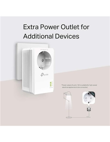 POWERLINE TP-LINK TL-PA7017P KIT ETHERNET 2UDS + ENCHUFE