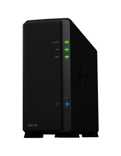 UNIDAD NAS SYNOLOGY 1 HDD DISKTATION CPU 1.4GHZ 4 NUCLEOS DS118
