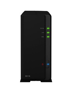 UNIDAD NAS SYNOLOGY 1 HDD DISKTATION CPU 1.4GHZ 4 NUCLEOS DS118 2