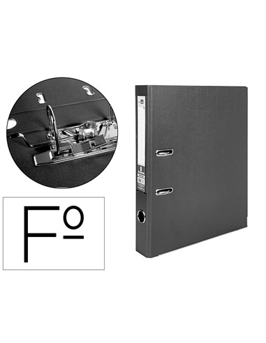 ARCHIVADOR FOLIO NEGRO L/E DOHE RF:09415.