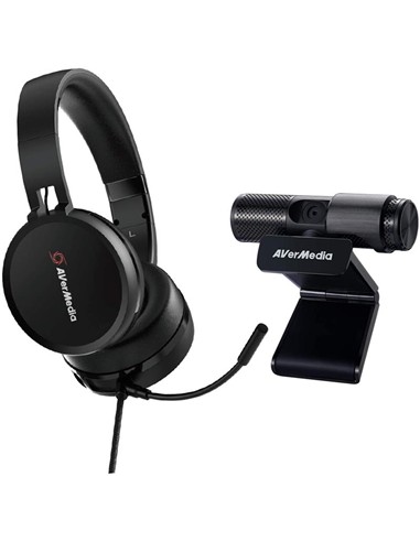 WEBCAM + AURICULARES AVERMEDIA PW313+AH313 1080P