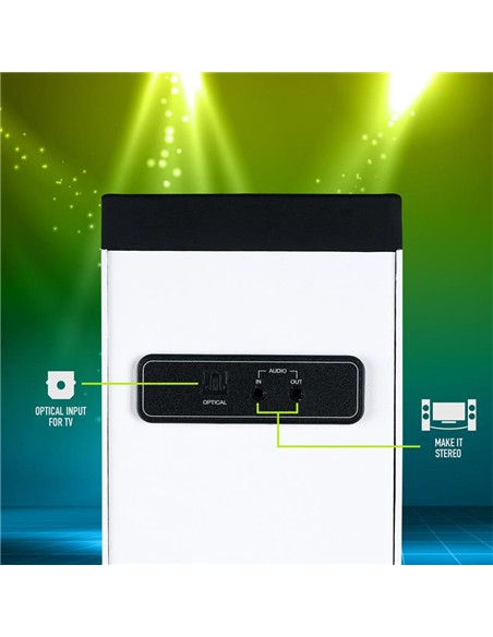 ALTAVOCES TORRE DE SONIDO NGS SKYCHARM 50W BLUETOOTH WHITE